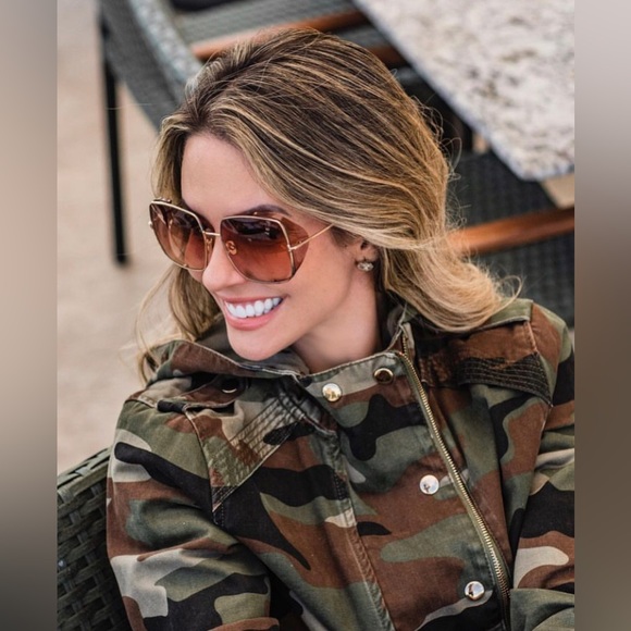 Tom Ford Toby-02 TF901 28T Gld Metal Woman s Side Shield Sunglasses 60mm - Picture 6 of 13